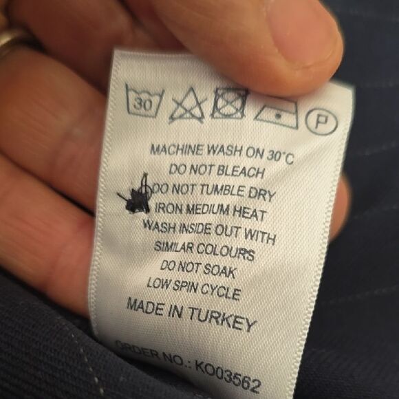 NN07 No NationalityBlue Casual Button Down Shirt with Relaxed Fit L - Picture 13 of 13